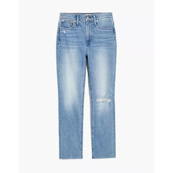 Madewell Coney Wash The Petite Perfect Vintage Jean Destroyed Edition NWOT - Picture 5 of 12